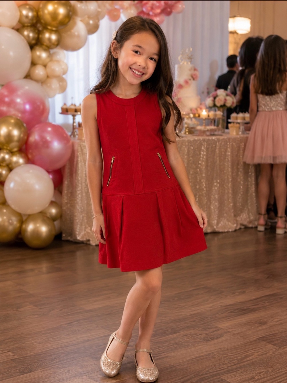 NWT JCREW Red Dress Girl